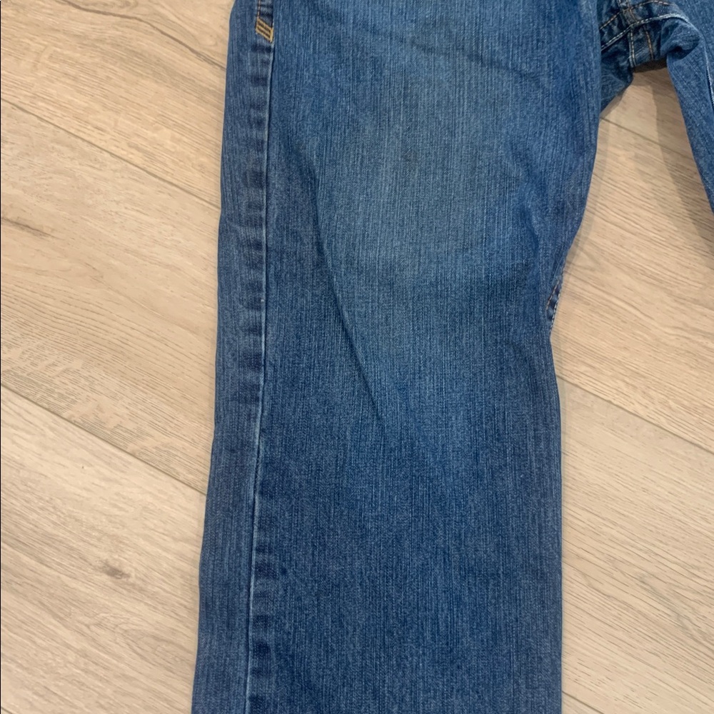Ariat Men's 38/30 FIRE RESISTANT LowRise M4 Boot Blue Jeans - Picture 10 of 12